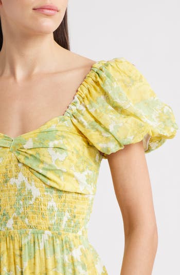 Sundrenched Floral Tiered Maxi Sundress