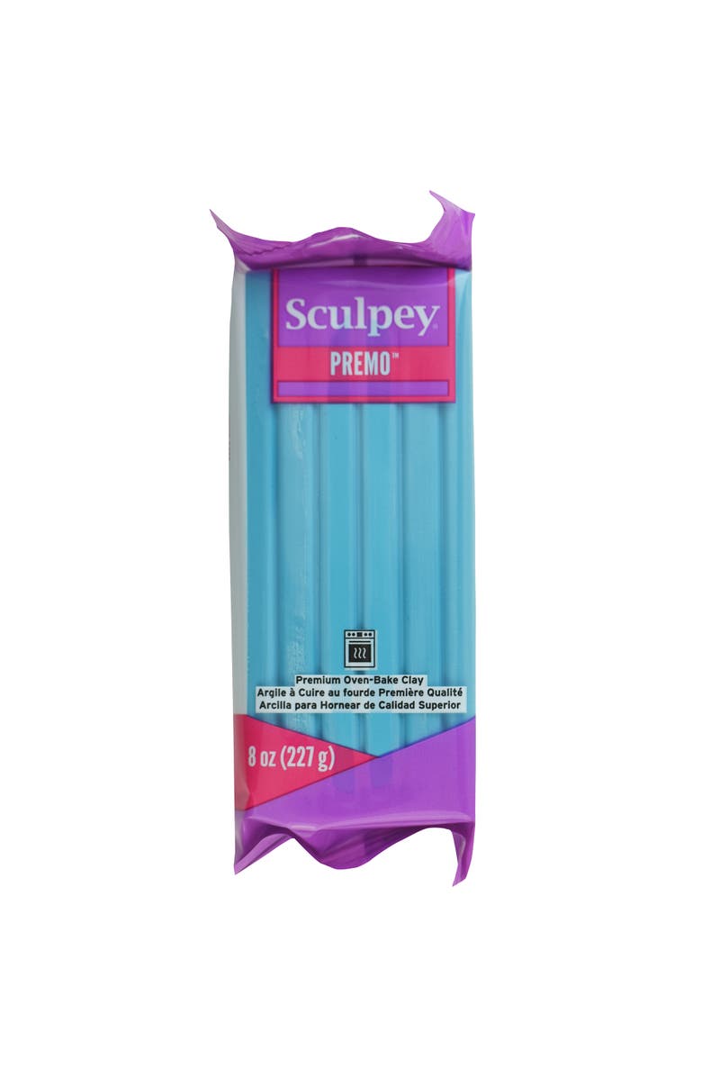 Sculpey Turquoise 8oz Bar, Polymer Oven Bake Clay, Main, color, Blue