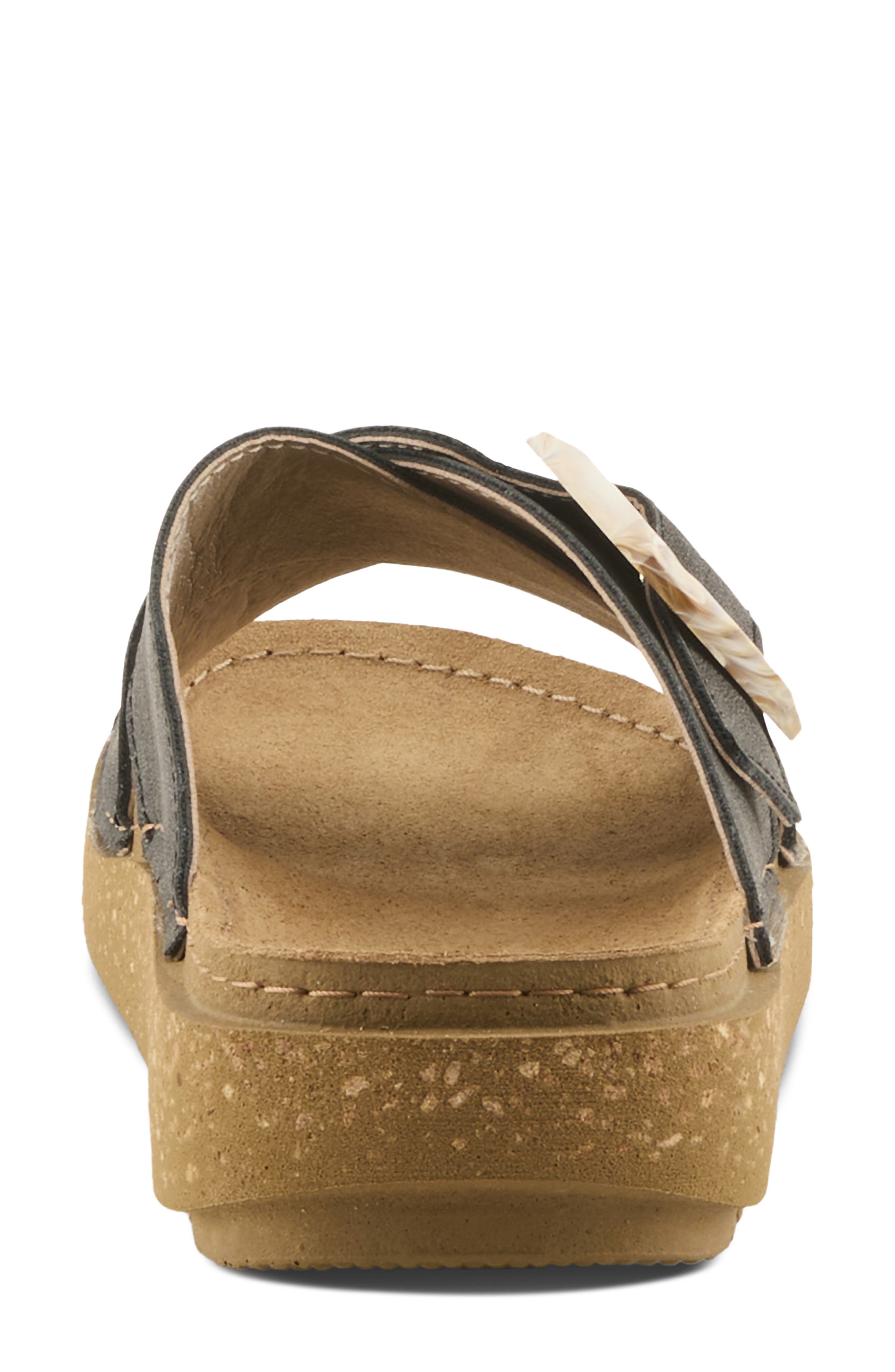 Flexus by Spring Step Aspa Slide Sandal, Alternate, color, Black