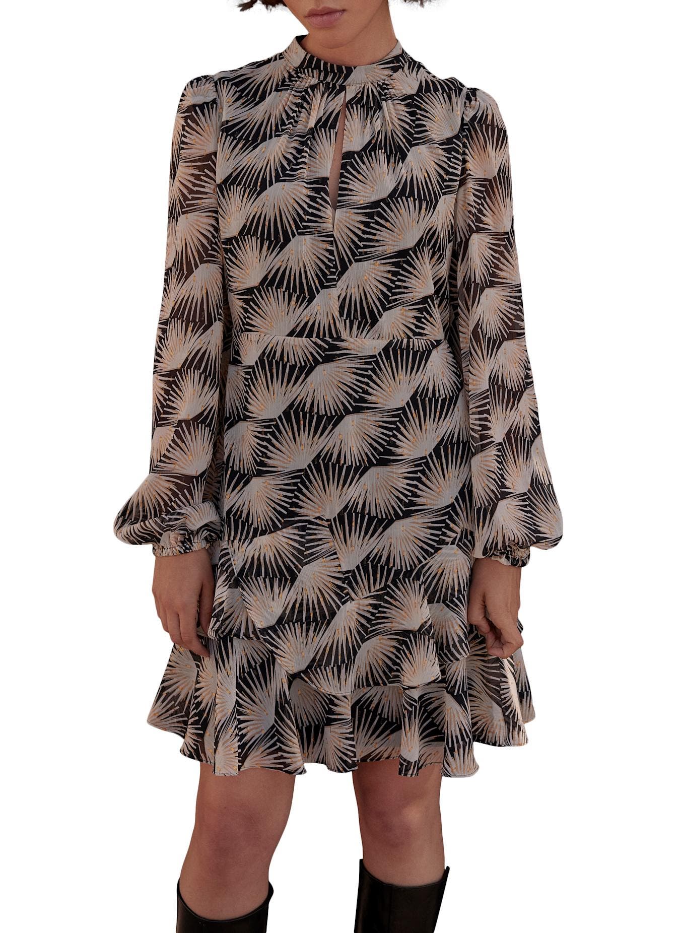 Geo Print Mini Dress