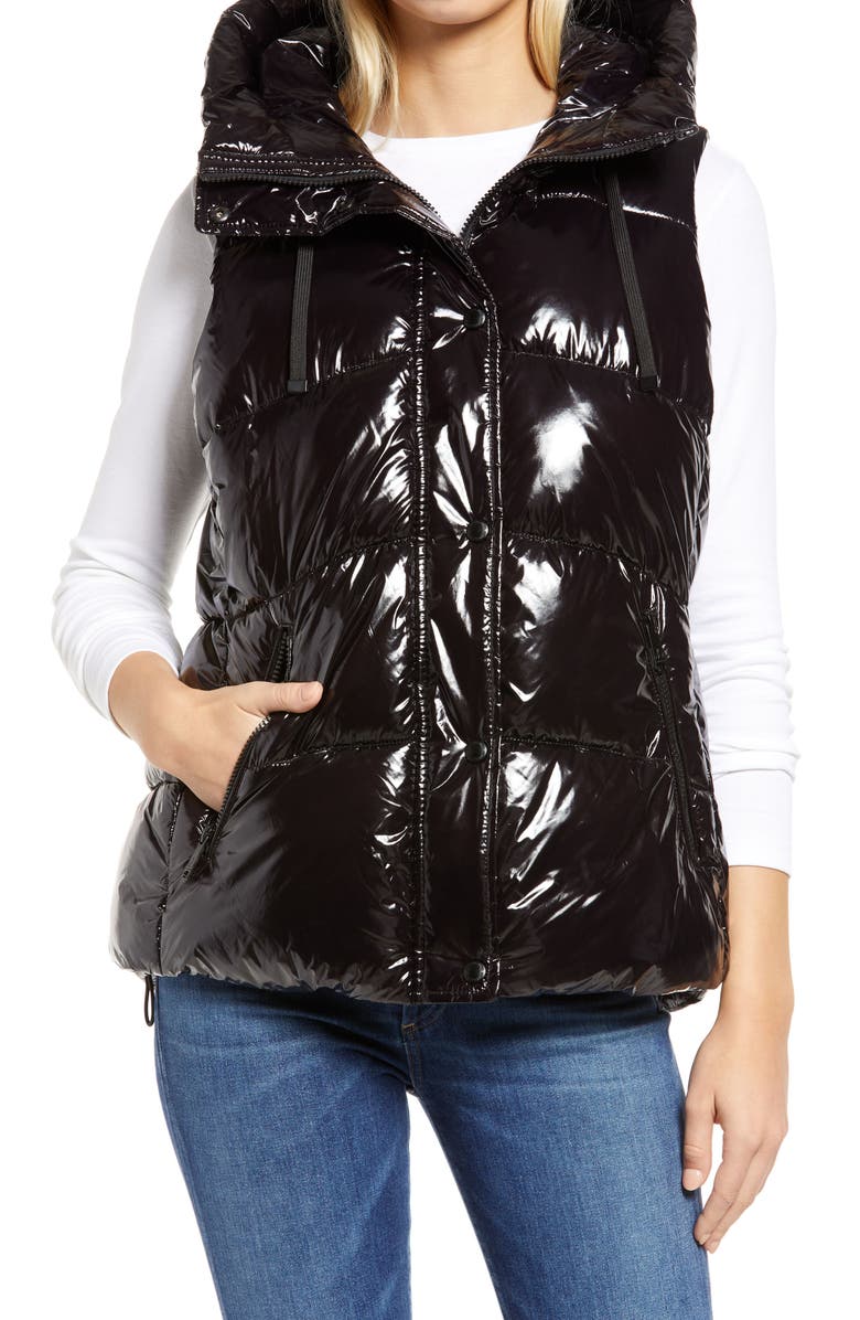 Sam Edelman Hooded Puffer Vest, Main, color,