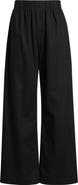 ARTLESS FOREVER Pull-On Linen & Cotton Wide Leg Pants