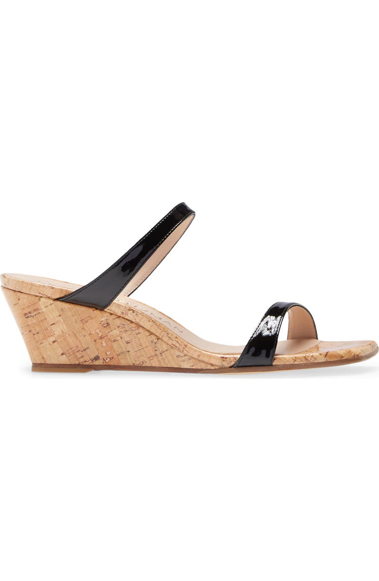 Stuart Weitzman Aleena Wedge Slide Sandal, Alternate, color,