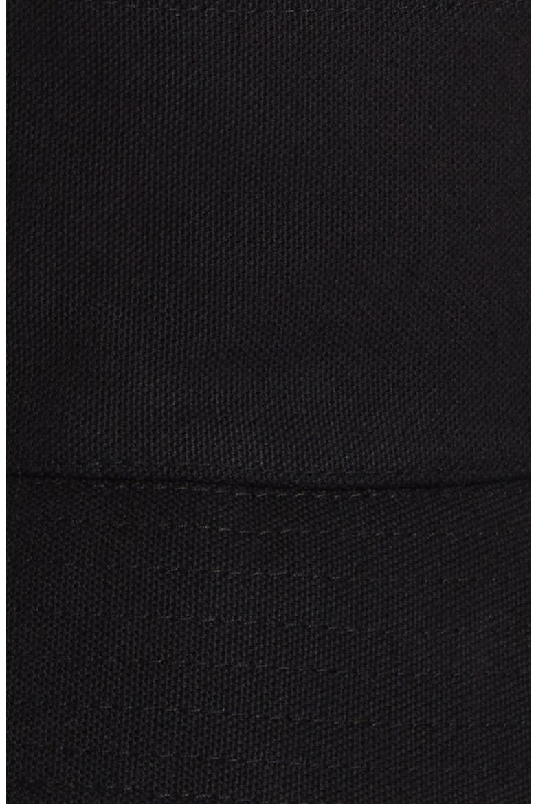 Organic Cotton Bucket Hat, Alternate, color, BLACK