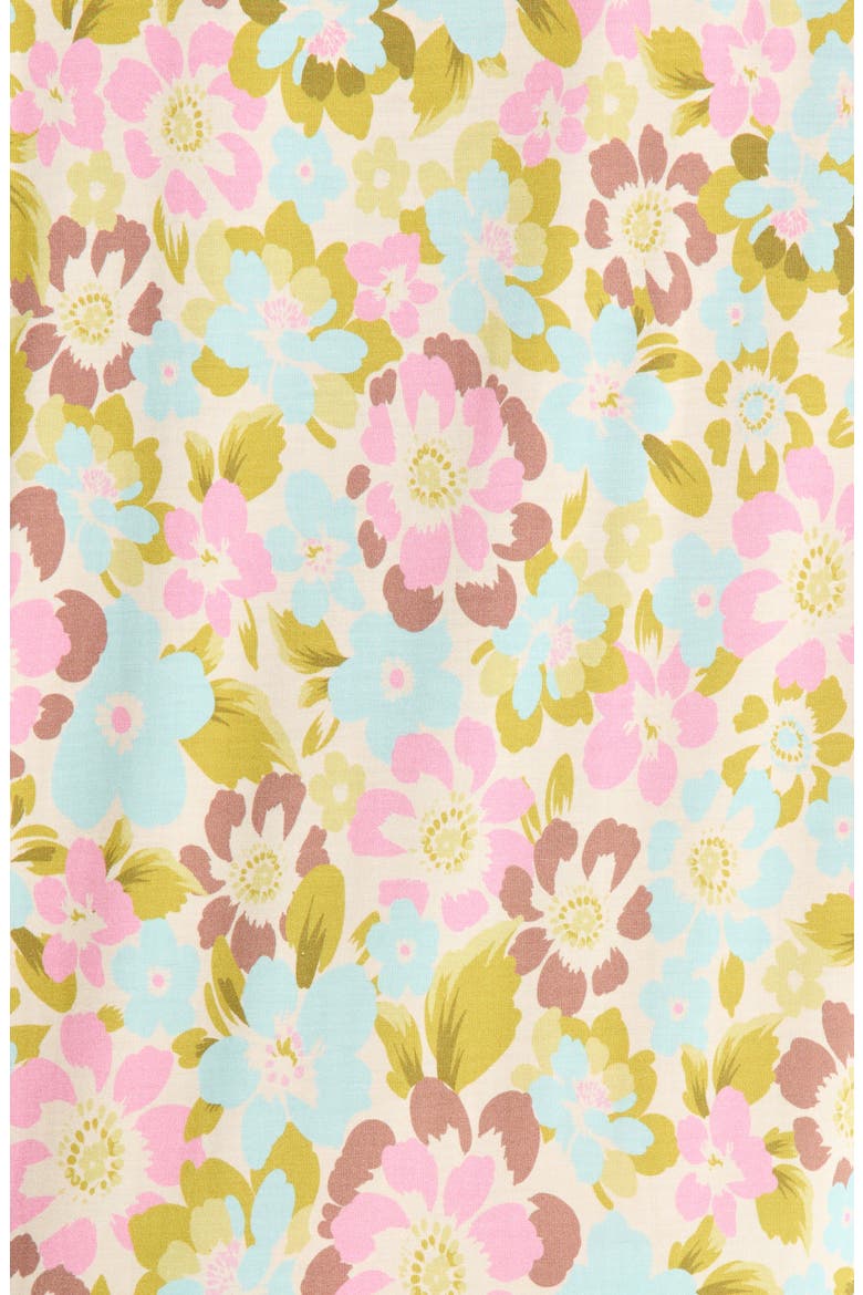 Stretch Modal Short Pajamas, Alternate, color, PAINTED BLOOMS