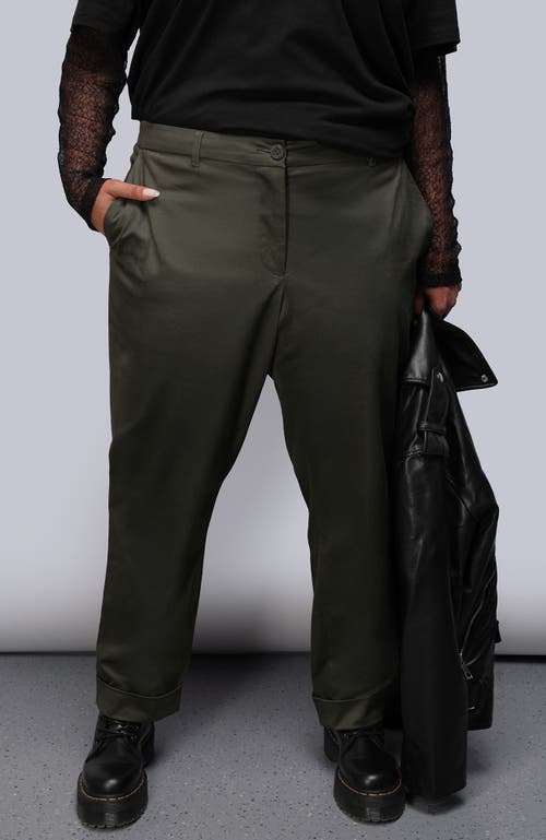 Wildfang The Essential Trouser In Green