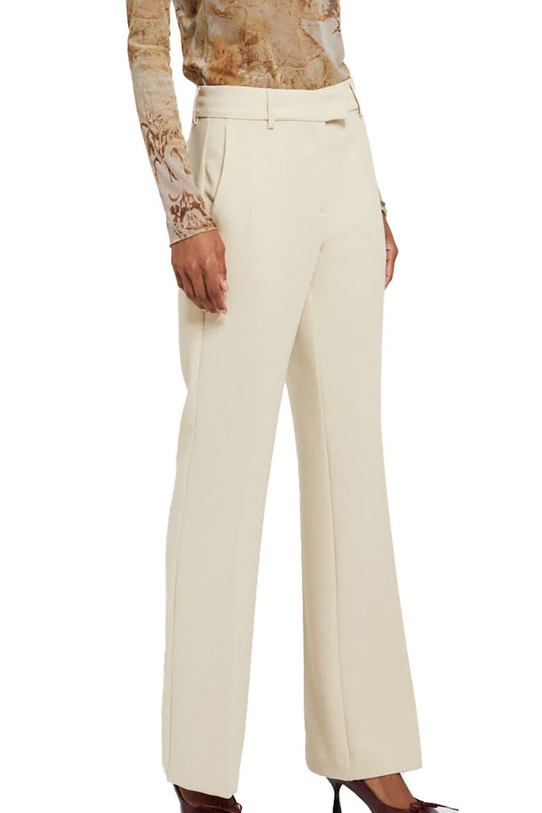 Straight Trousers, Main, color, Ecru