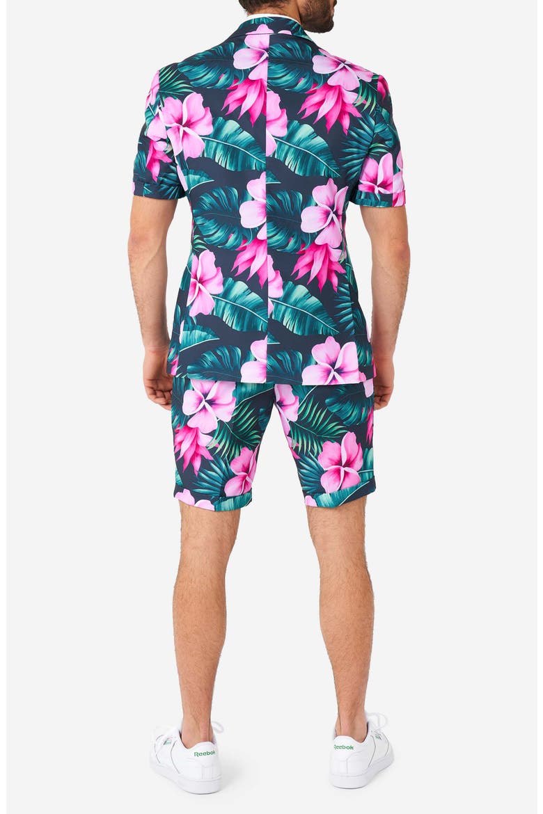 Hawaii Grande Summer Trim Fit Two-Piece Short Suit with Tie, Alternate, color, MISCELLANEOUS