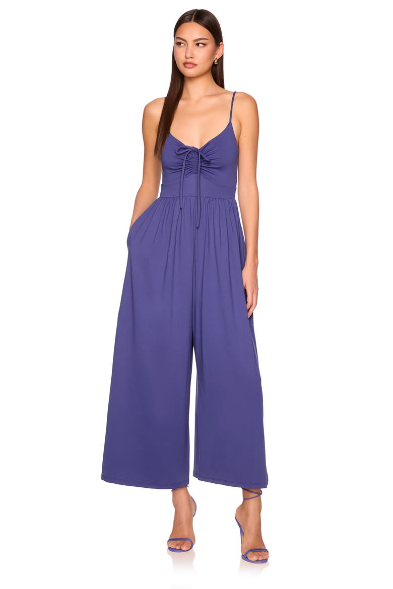 Crop Wide Leg Knit Jumpsuit, Alternate, color, NIGHT LIFE