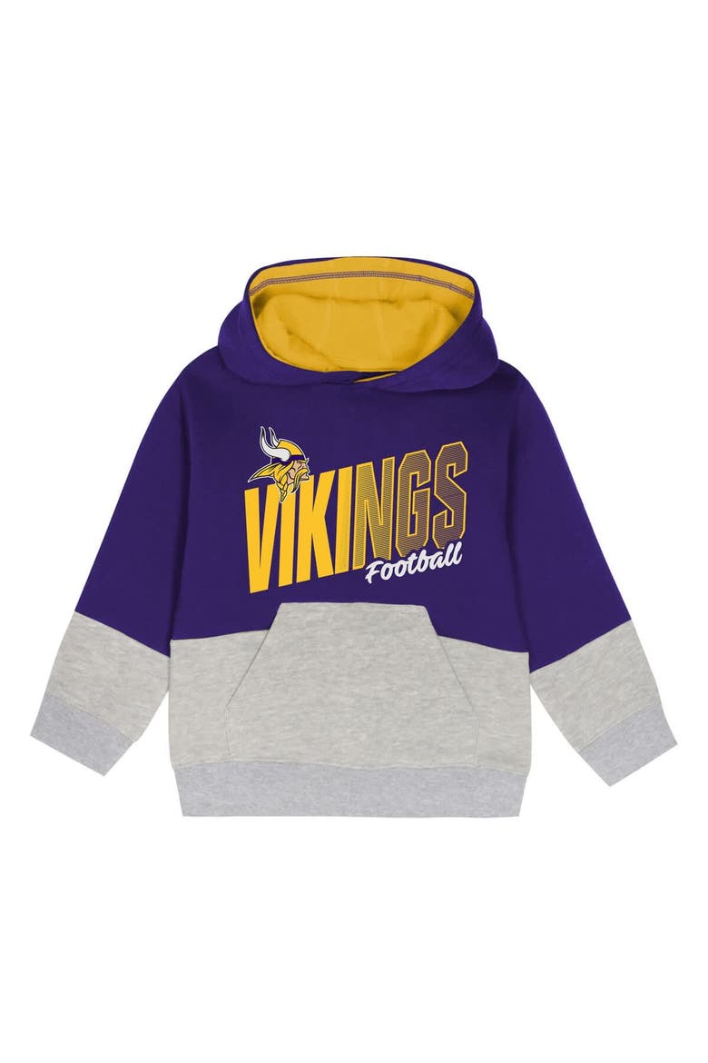 Toddler Outerstuff Purple Minnesota Vikings Lineman Fleece Hoodie & Pants Set, Alternate, color, Purple