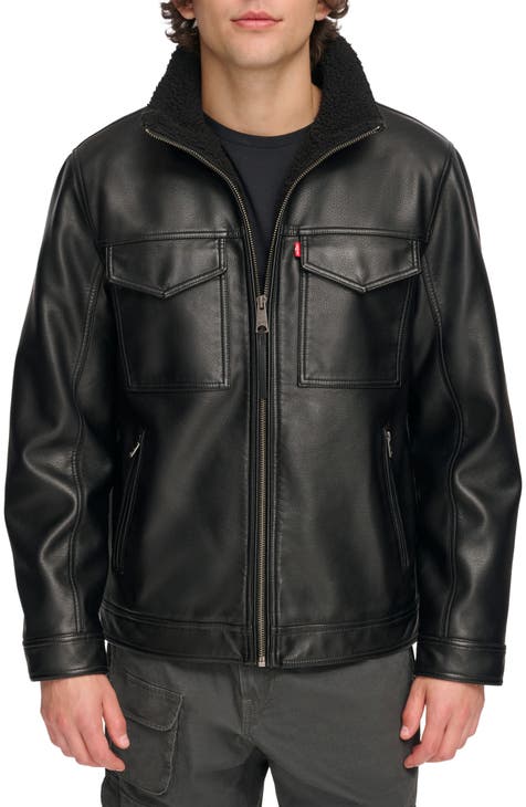 Faux Leather Coats Jackets for Young Adult Men Nordstrom