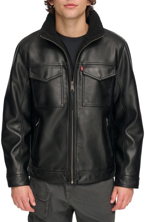 Faux Shearling Lined Rancher Jacket