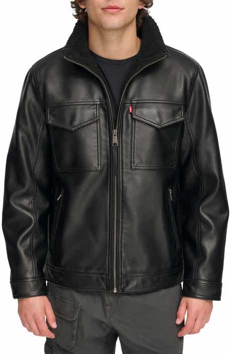 Faux Shearling Lined Rancher Jacket