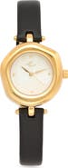 Ettika Open Circle Leather Strap Watch, 30mm