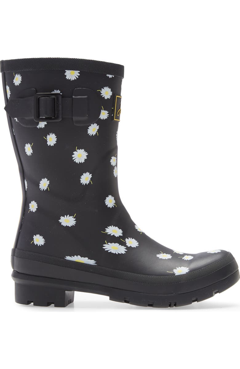 Joules Molly Floral Print Welly Waterproof Rain Boot, Alternate, color,