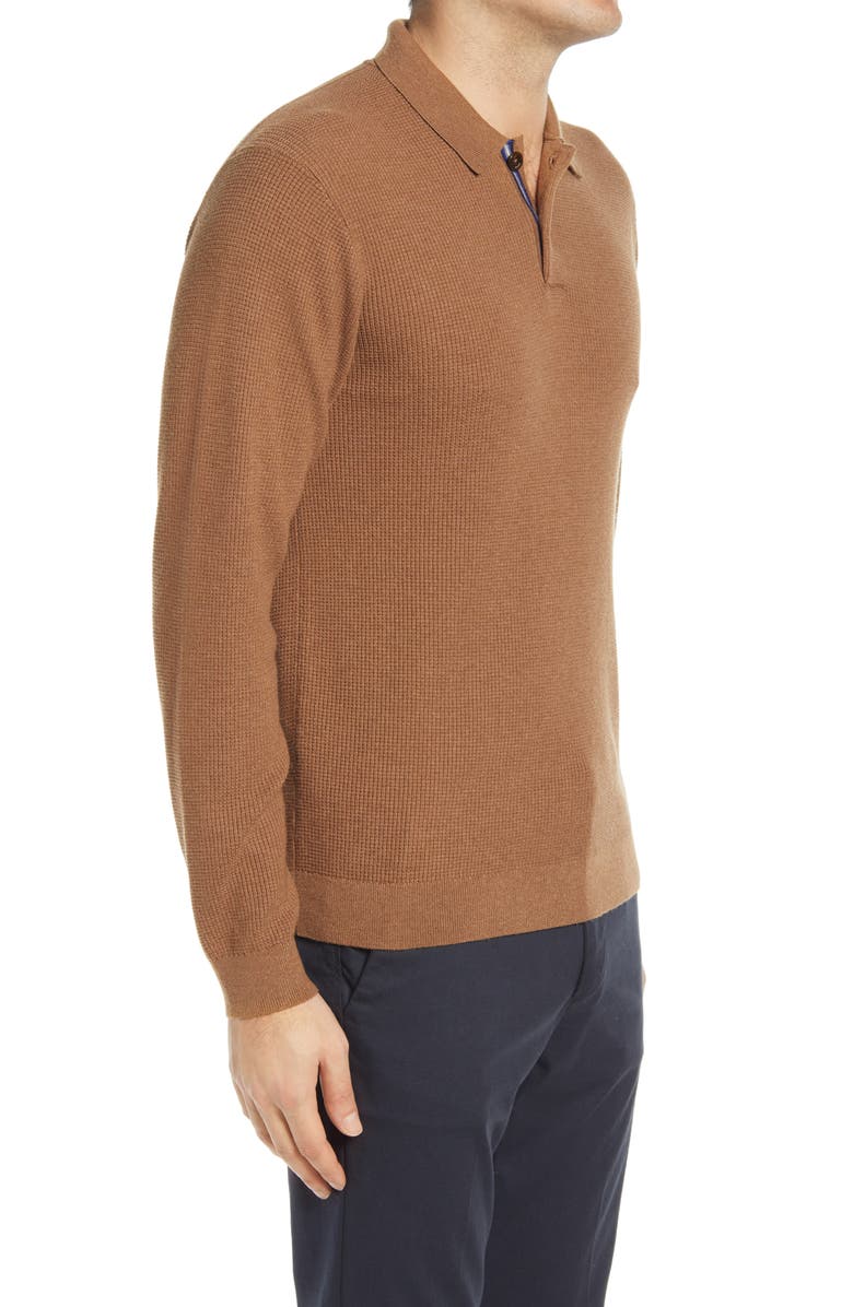 Ted Baker London Batha Long Sleeve Polo, Alternate, color,