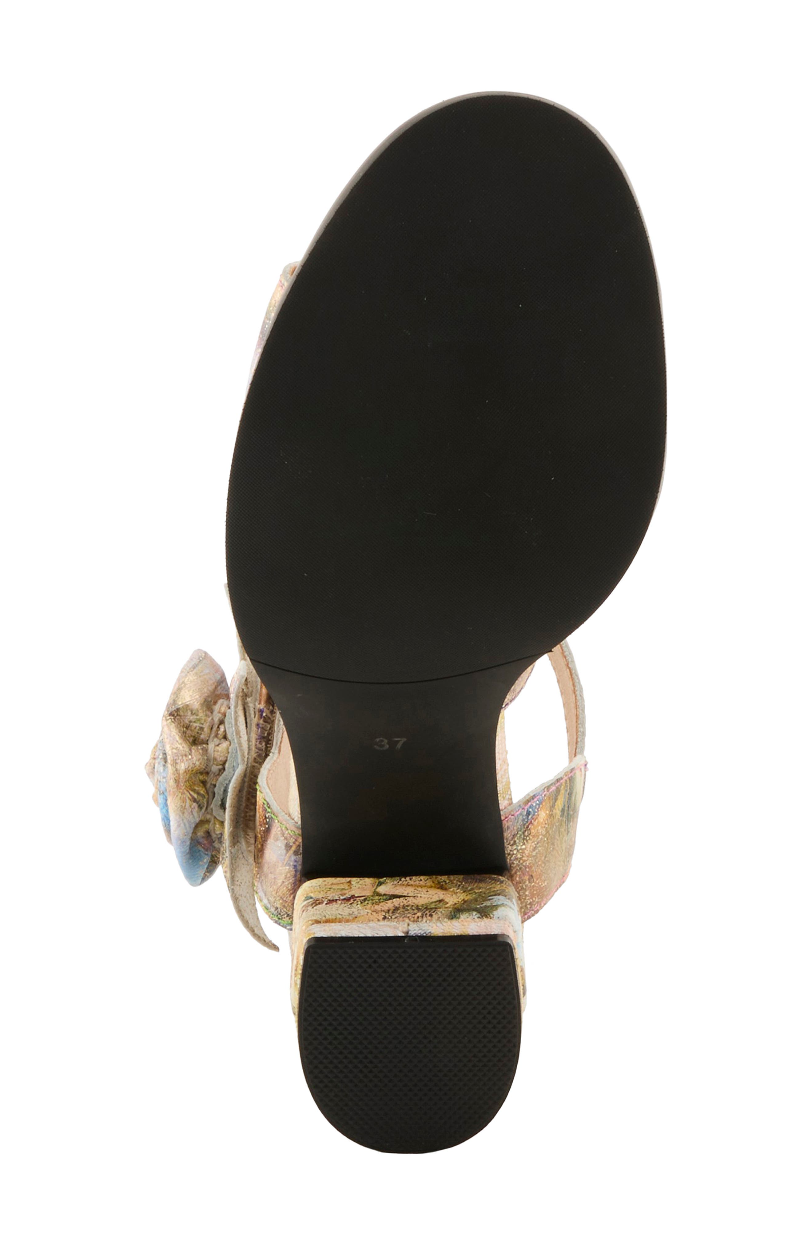 L'Artiste by Spring Step Flowerpower Sandal, Alternate, color, Yellow Multi