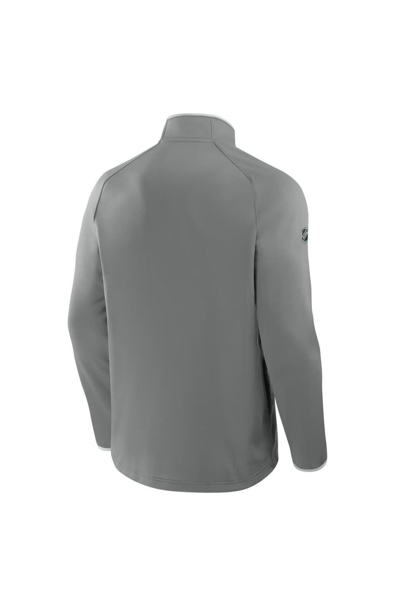 FANATICS Men's Fanatics Gray Tampa Bay Lightning 2025 Stanley Cup Playoffs Authentic Pro Fleece Quarter-Zip Pullover, Alternate, color, 