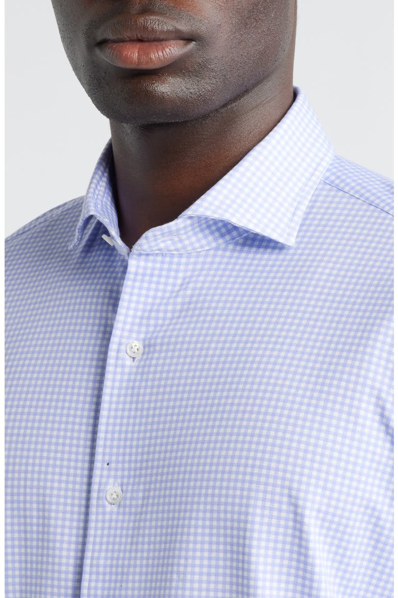 Excursionist Flex Tailored Fit Wrinkle Resistant Button-Up Shirt, Alternate, color, IRIS MIST