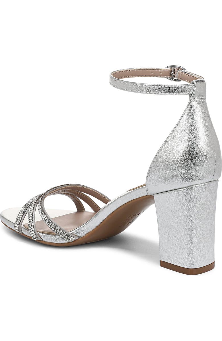 Naturalizer Heidi 2 Sandal, Alternate, color, Silver Satin