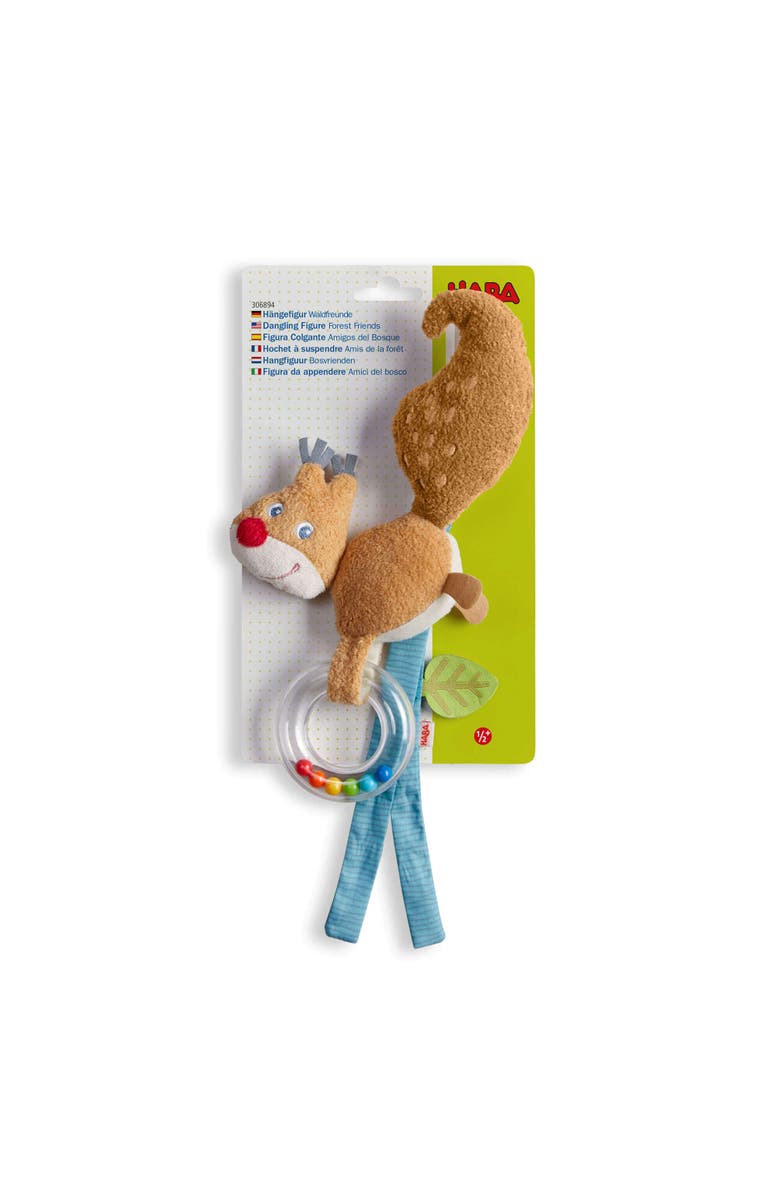 HABA Forest Friends Squirrel Dangling Figure Crib & Stroller Toy, Alternate, color, 