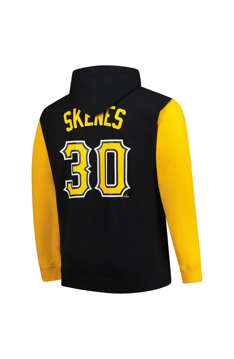 PROFILE Men's Profile Paul Skenes Black Pittsburgh Pirates Big & Tall Fleece Pullover Hoodie, Alternate, color, Black