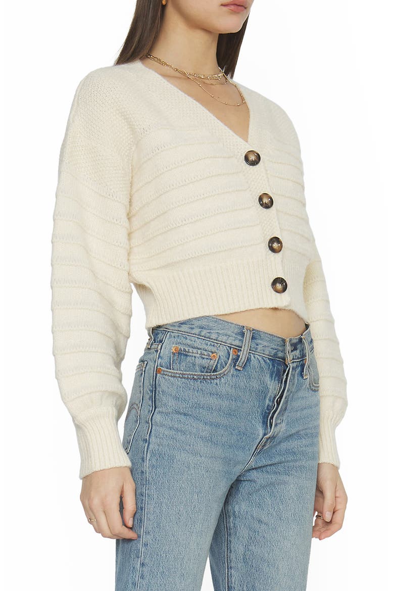 Franny Crop Cardigan, Alternate, color, IVORY