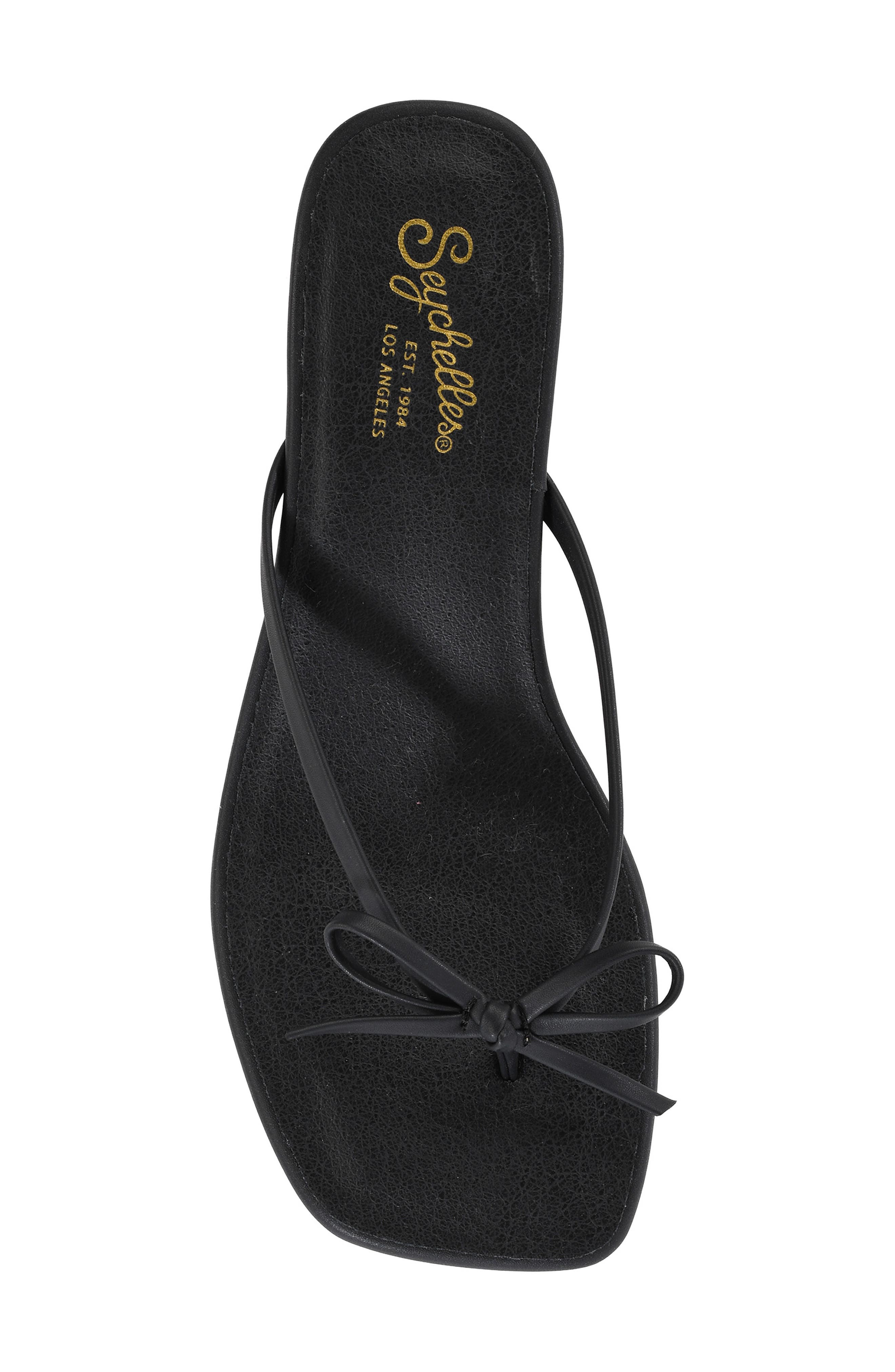 Seychelles Sunset Beach Kitten Heel Sandal, Alternate, color, Black
