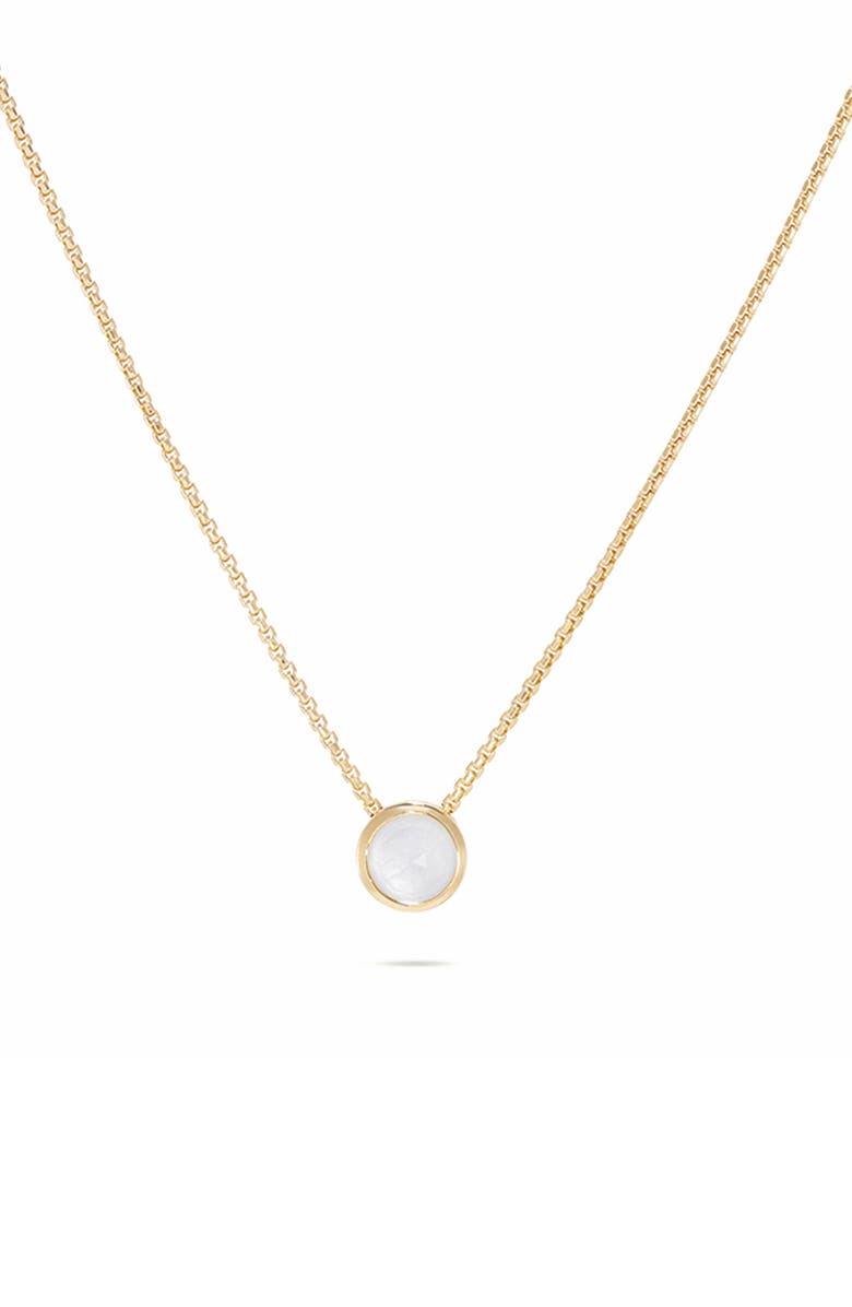 Dean Davidson Signature Midi Pendant Necklace, Main, color, Iridescent Pearl/ Gold