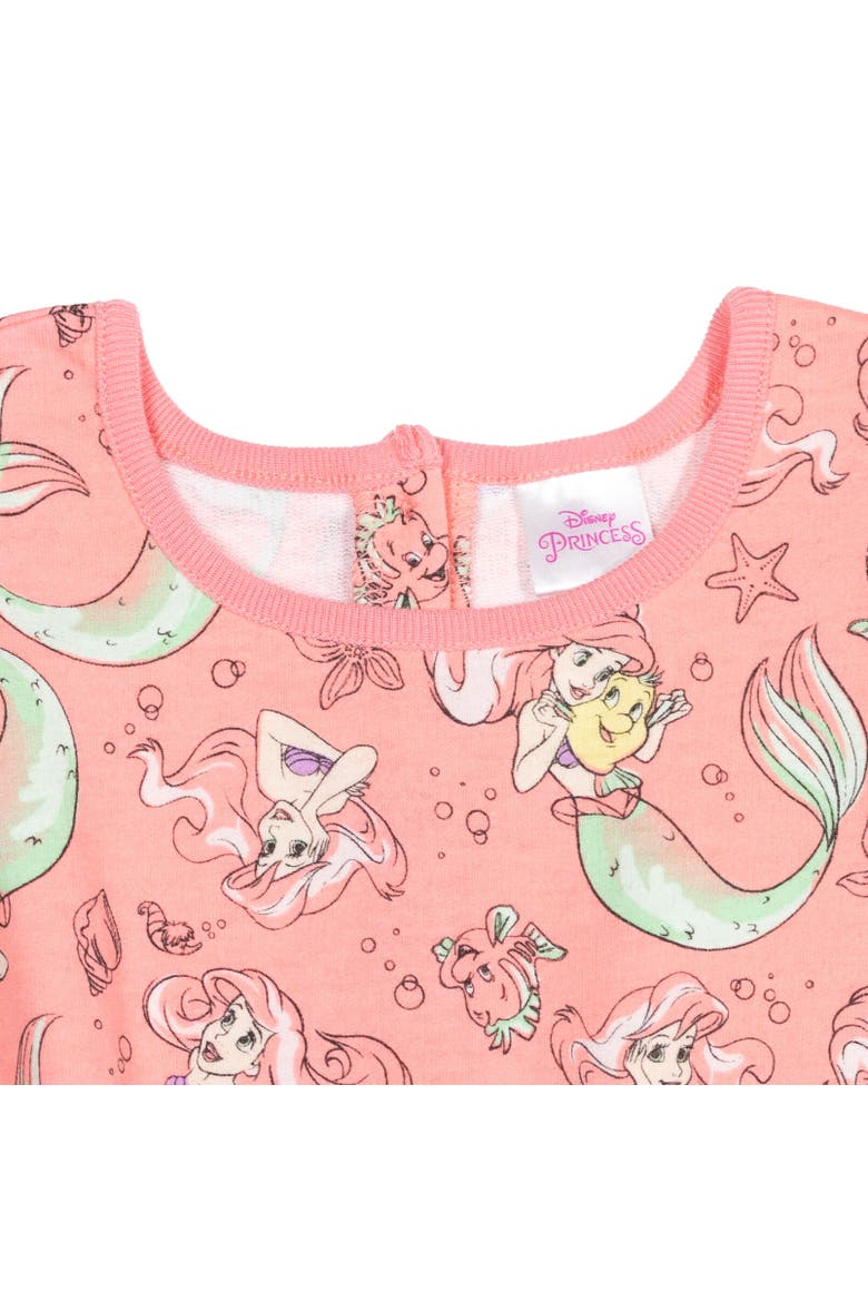 Sleeveless Skater Romper, Alternate, color, Princess Ariel Pink Pink