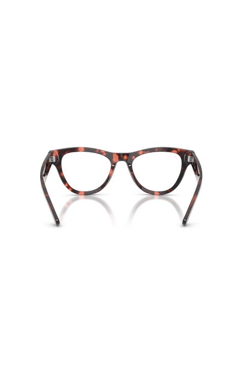 Ray Ban Ray-ban 52mm Cat Eye Optical Glasses In Brown