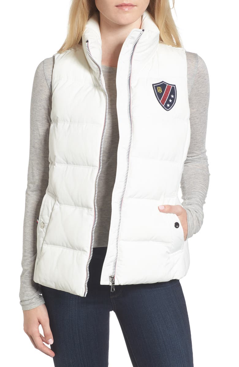 Tommy Hilfiger Quilted Puffer Vest, Main, color, 