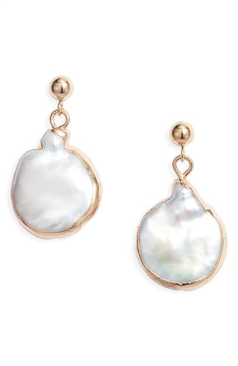 Gracie Freshwater Pearl Drop Earrings