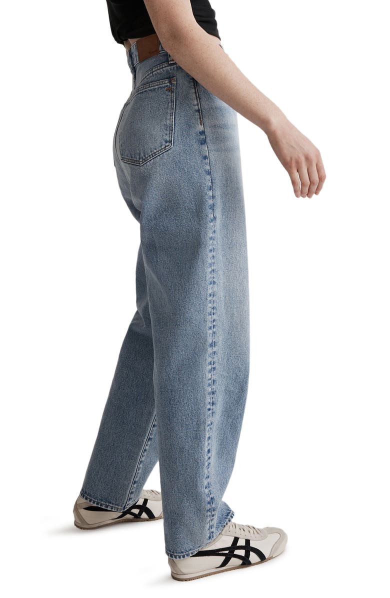 Madewell Curvy Low Rise Baggy Straight Jeans, Alternate, color, 
