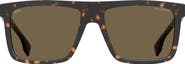 BOSS 59mm Polarized Square Sunglasses