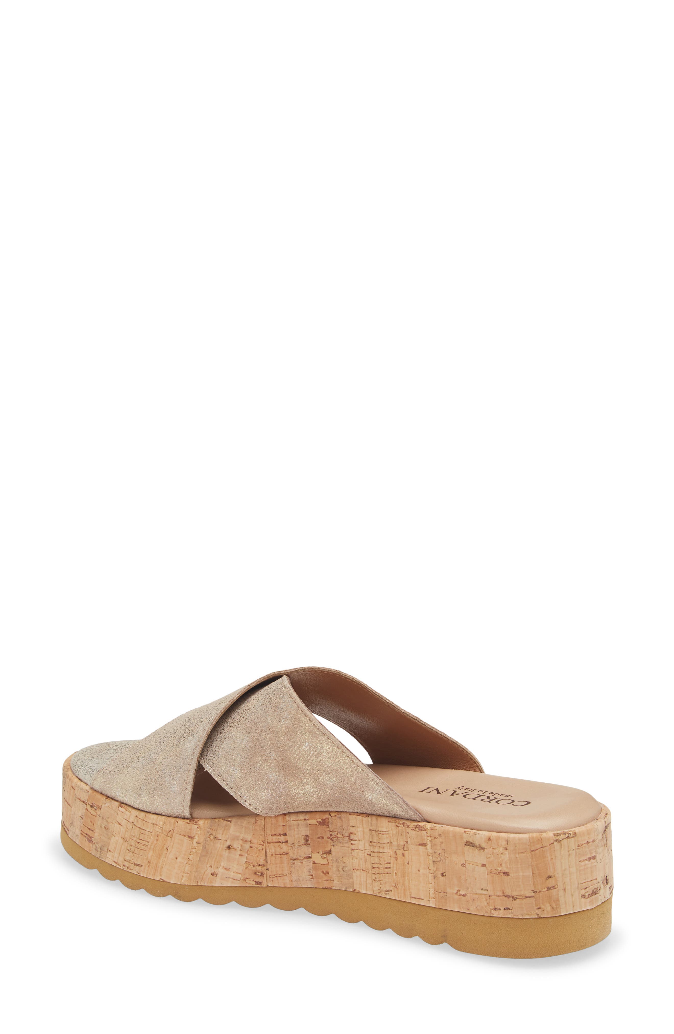 Kali Platform Slide Sandal, Alternate, color, GRANITO CORDA