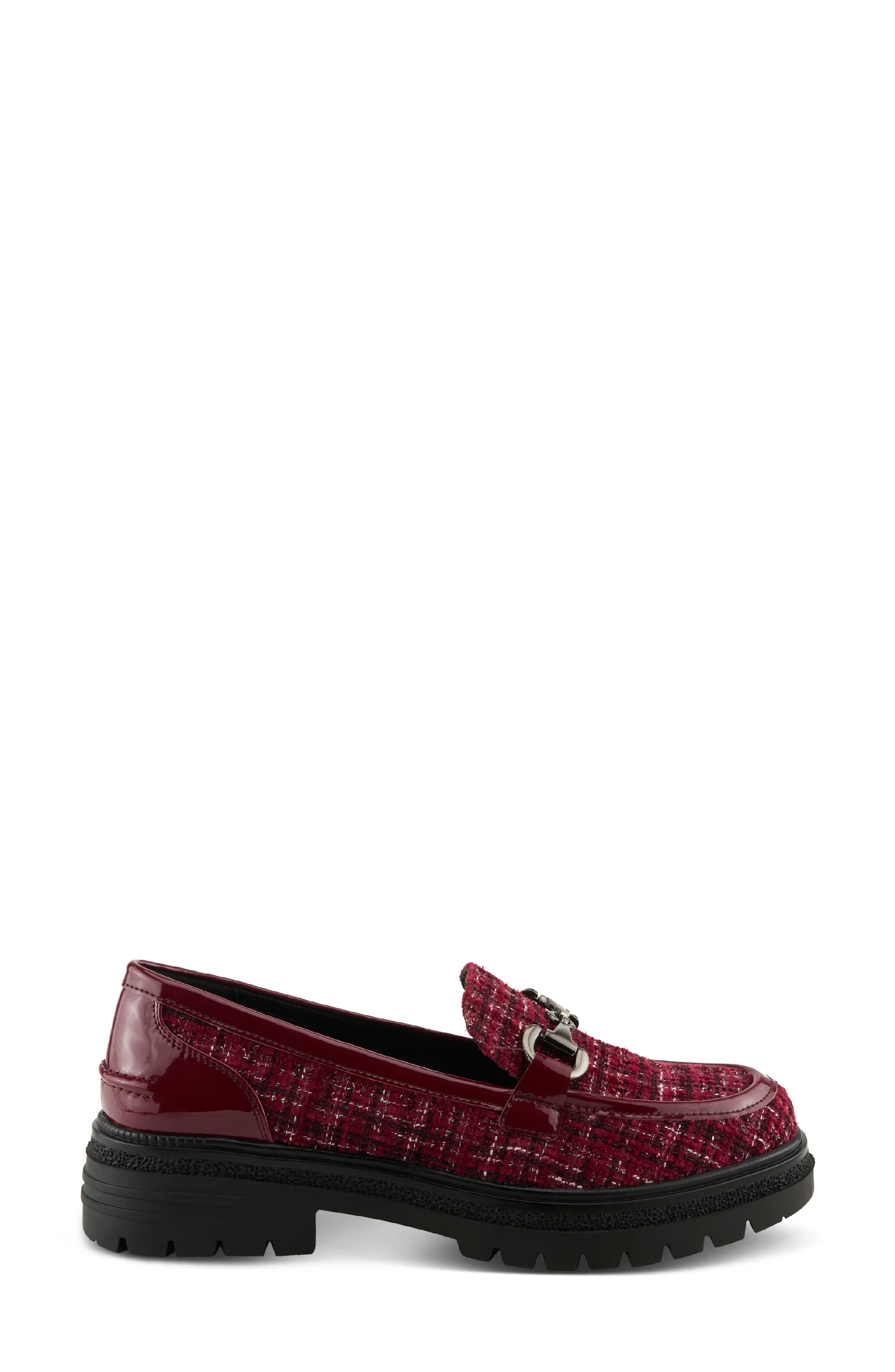 Nacarri Bit Lug Sole Loafer, Alternate, color, BORDEAUX