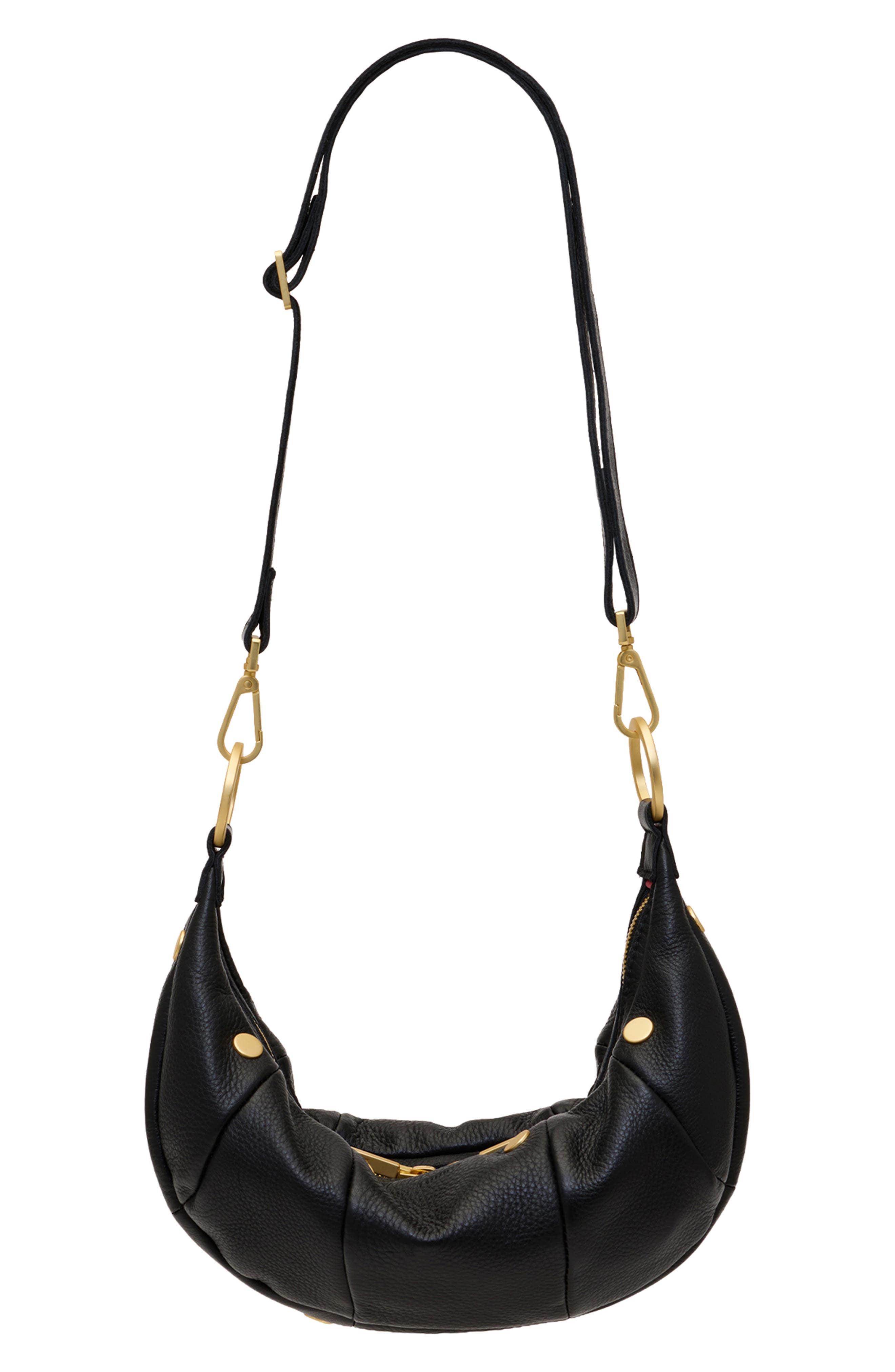 HAMMITT Erica Sml Bag, Alternate, color, Black/ Brushed Gold