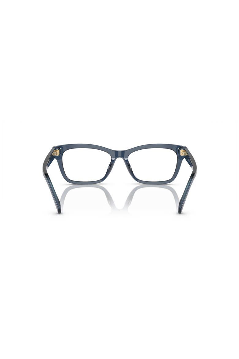 54mm Rectangle optical glasses, Alternate, color, Blue