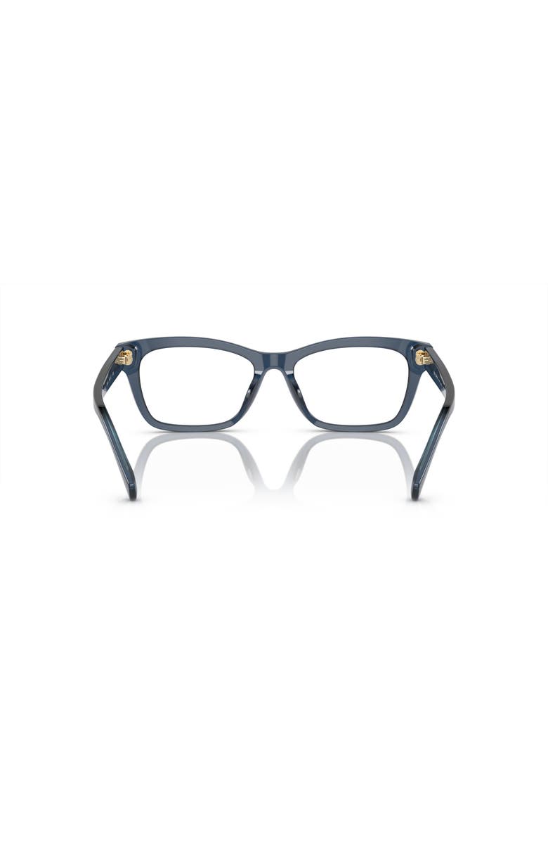RALPH 54mm Rectangle optical glasses, Alternate, color, Blue