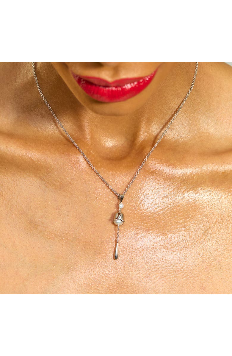 Lucy Quartermaine Lily of the Valley Pendant, Alternate, color, Sterling Silver