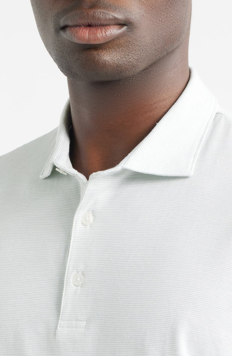 Peter Millar Crown Flex Pima Cotton Blend Polo, Alternate, color, White