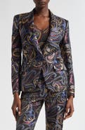 Etro Paisley Duchesse Satin Blazer