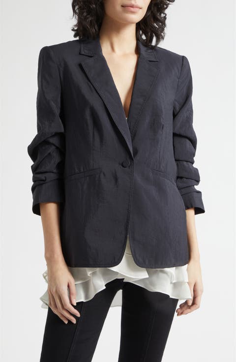 Khloe Tumbled Woven Blazer