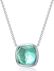 Lafonn Lab-Grown Sapphire Pendant Necklace