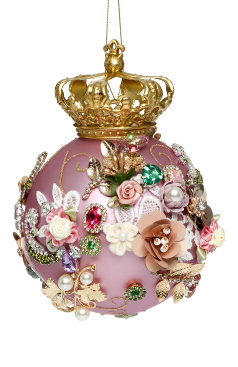 Crown Jewels Ornament, Purple