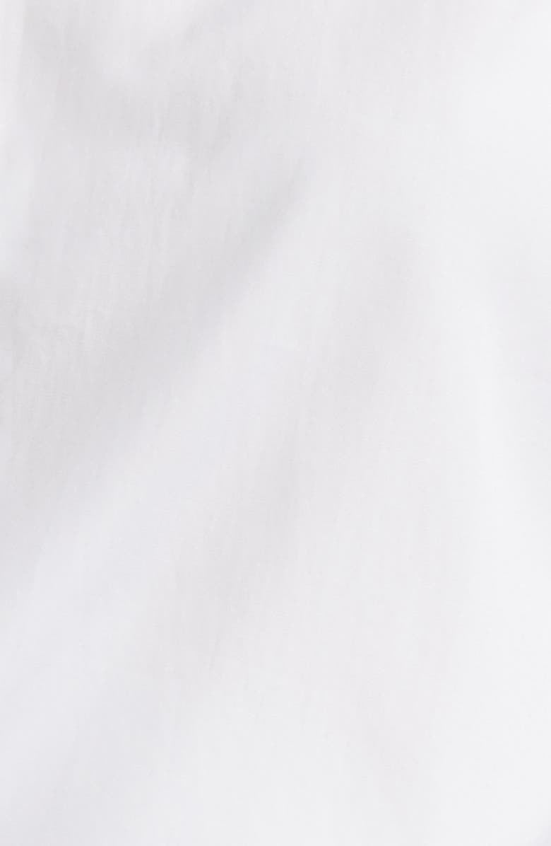 rag & bone Indiana Asymmetric Poplin Shirt, Alternate, color, White