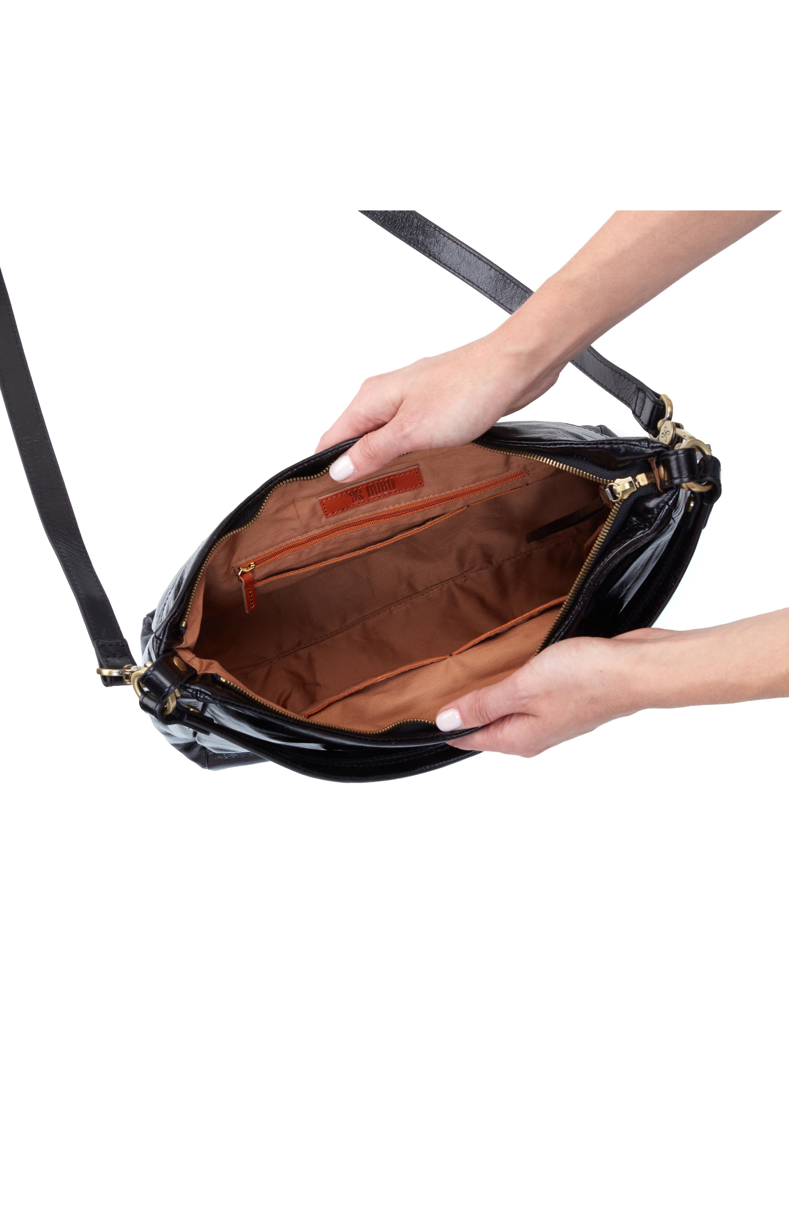 HOBO Delilah Leather Hobo, Alternate, color, 