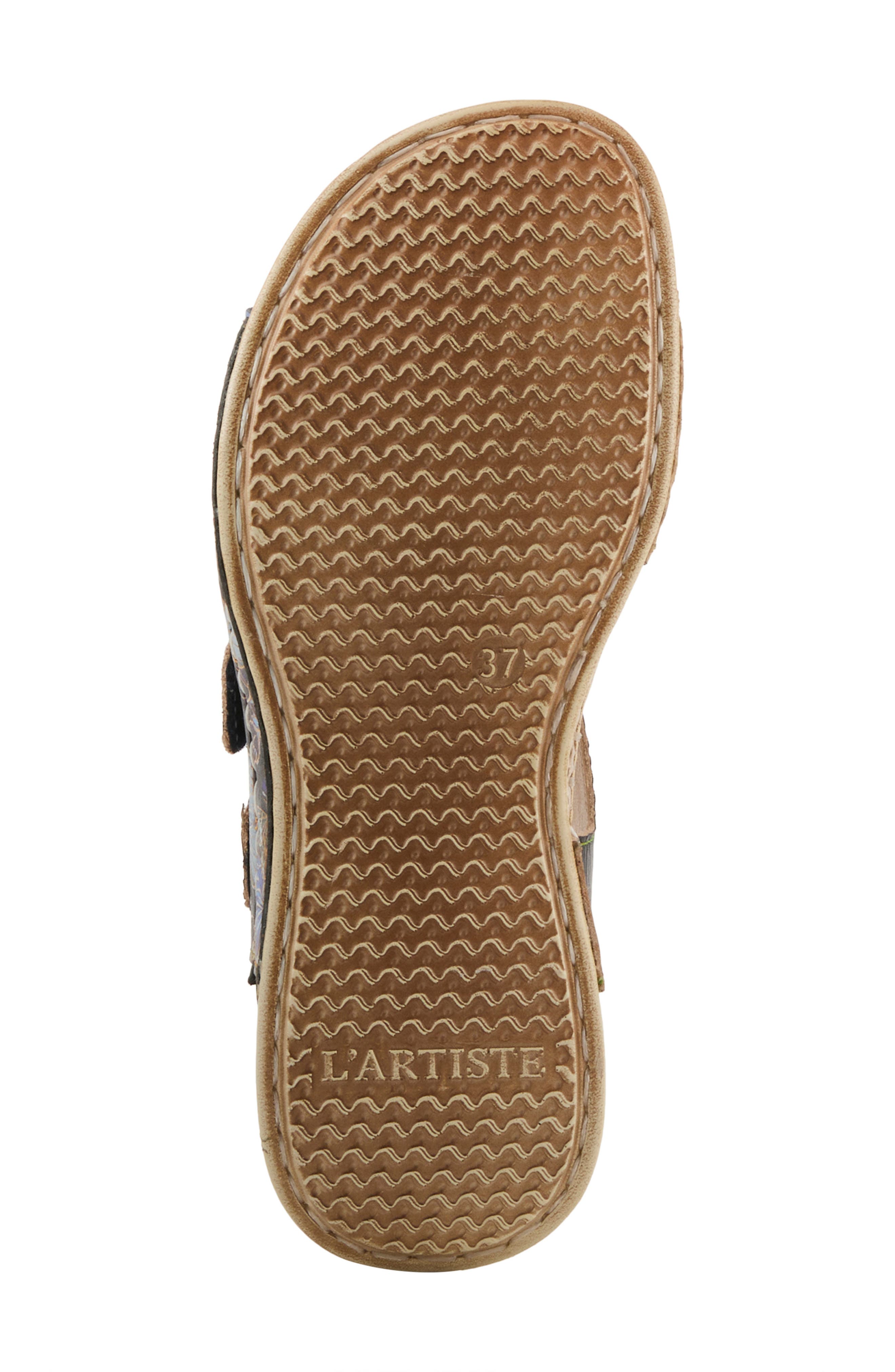 L'Artiste by Spring Step Versa Slingback Wedge Sandal, Alternate, color, 