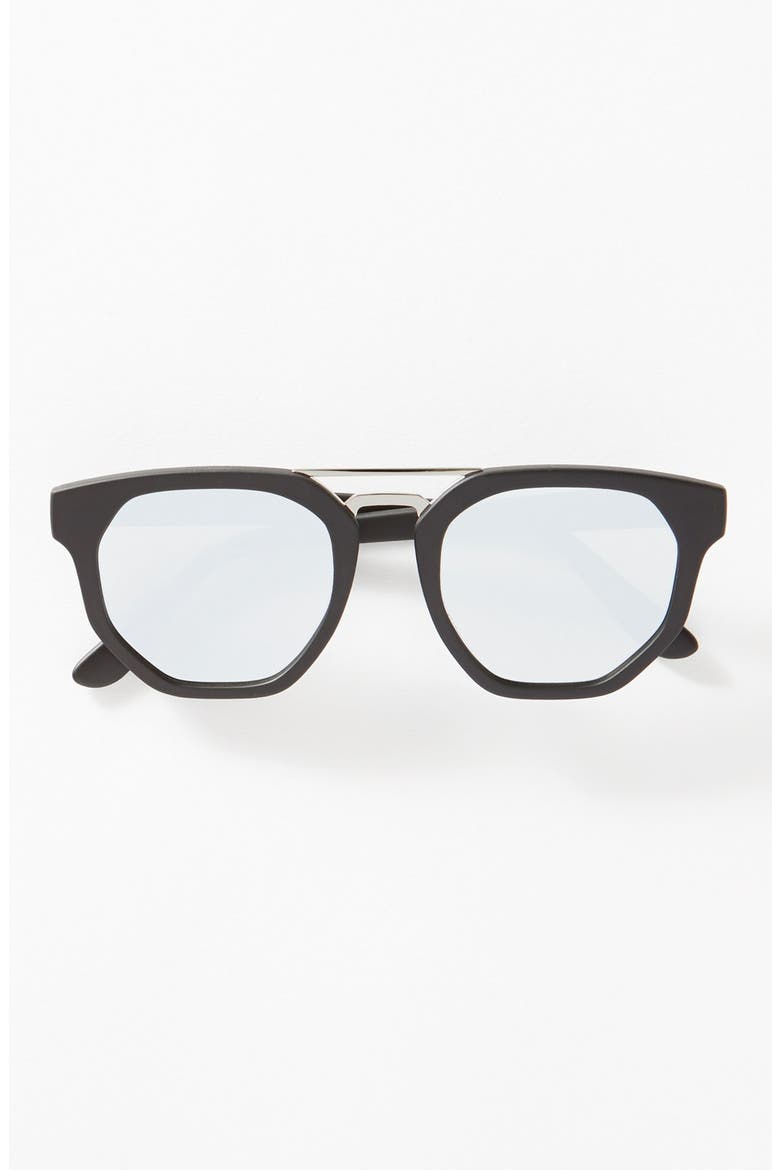 'Thunderdome' 52mm Polarized Sunglasses, Alternate, color, BLACK/ GOLD